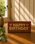 "Happy Birthday" Chocolate Bar